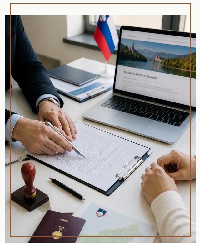 Оформление вида на жительство в Словении под ключ в Рославле